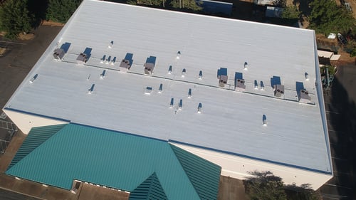 Powell Roofing Inc TPO commercial roofing material