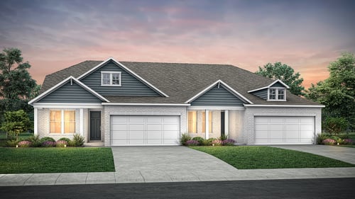 Exterior of new construction home at Bradshaw Farms Reserve in Mt. Juliet, TN