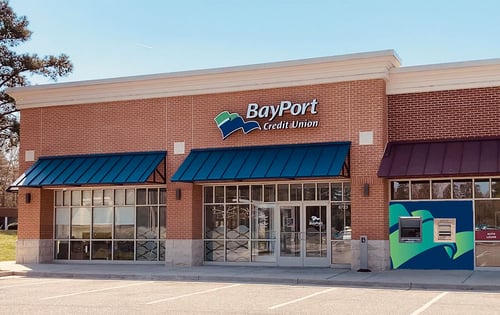 External view of local credit union located in Gloucester, VA