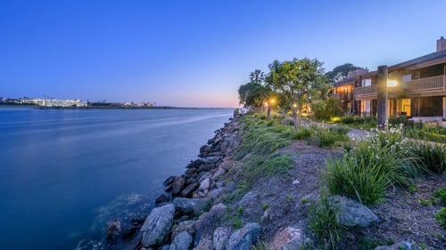 Mariners Village Apartment Homes View from Marina del Rey, CA
