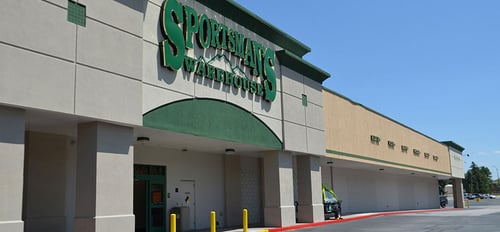 The front entrance of Sportsman's Warehouse in Carson City