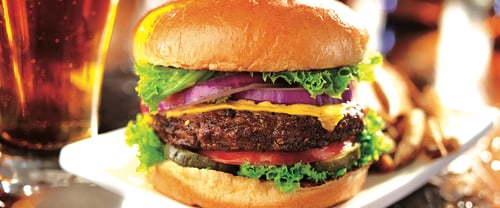 Homestretch Clubhouse burgers always deliver first-place flavor. Every burger is made with USDA ground beef, piled high with toppings, and grilled to perfection. Try the Homestretch burger, mushroom swiss burger, or smokehouse burger topped with smoked gouda and applewood-smoked bacon. Enjoy trackside dining and catch all the live racing action at Homestretch Clubhouse Dining at Harrah's Hoosier Park. This tiered eatery offers a great view of the racetrack and an ala carte menu during live racing. Here's your ticket to action on race day, featuring floor-to-ceiling windows right in front of Hoosier Park's track. Order up delicious fare as you take in live harness racing thrills, with highlights including country-fried steak, creamy pasta alfredo with house-made sauce, panko-breaded butterfly shrimp served with crispy French fries, and more.