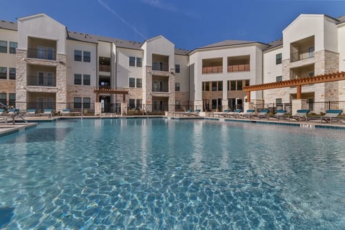 Swimming Pool at McCarty Commons in San Marcos, TX