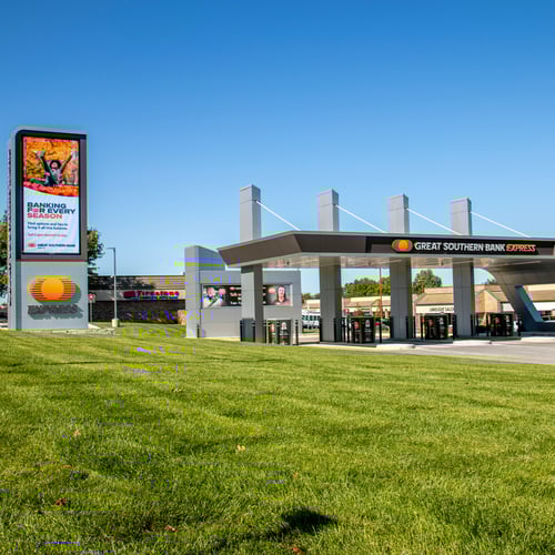 Outside of Great Southern Bank Express Center.