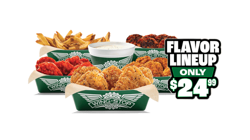24 Pc Boneless Wings Flavor Lineup