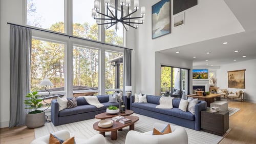 Soaring great rooms ideal for entertaining