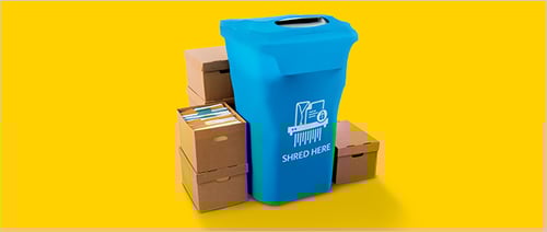 The UPS Store Shred Bin