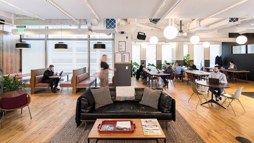 WeWork 1001 Woodward Ave - Coworking space interior view