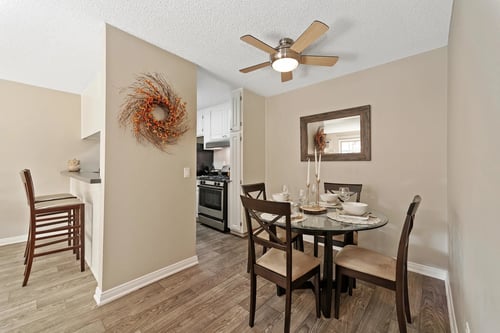 Kitchen and Dining Area at Hills at Hacienda Heights Apartments in Hacienda Heights, CA 91745