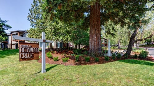 Property exterior at Commons at Redwood Creek Apartments
