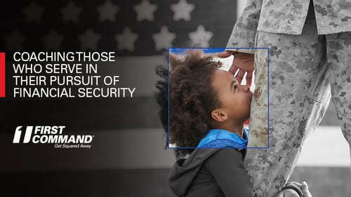 Photo of an American military member with his daughter.