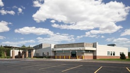 exterior photo of the Aspirus Houghton Clinic front entrance