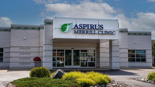 exterior photo of Aspirus Merrill Clinic