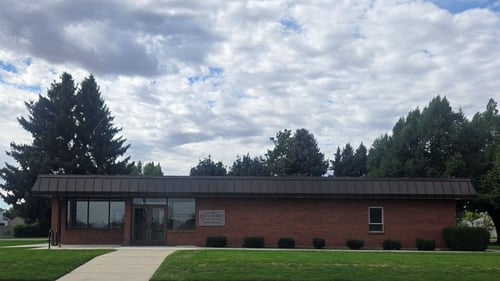 Front of church building of The Church of Jesus Christ of Latter-day Saints in Kuna, Idaho at 1553 W Boise Street (Across from Kuna Middle School)