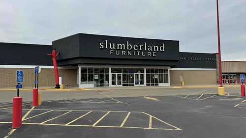 Dundas Northfield Slumberland Furniture parking lot