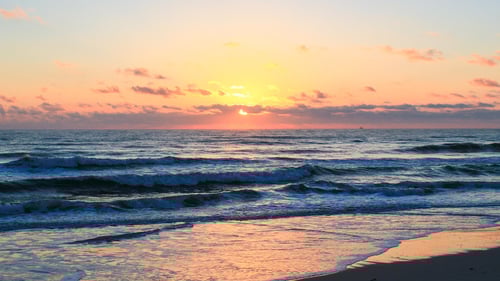 Gorgeous sunrises at Flagler Beach