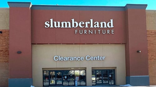 Slumberland St. Paul,  MN storefront