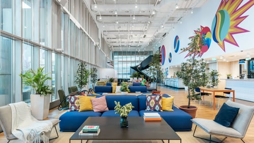 WeWork Campus @ Warner Center - Coworking space interior view
