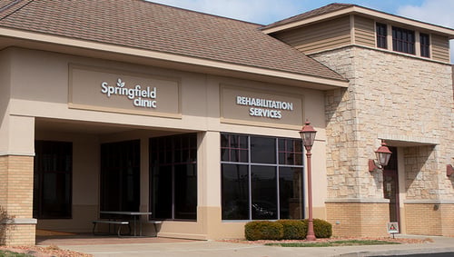 Exterior of rehabilitation services center in Springfield, Illinois