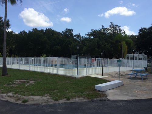 Fenced Swimming Pool