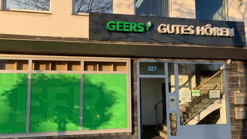 Außenaufnahme vom GEERS Fachgeschäft