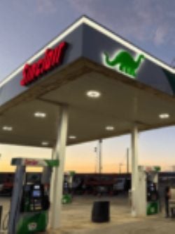 Sinclair Gas Station Fueling Island