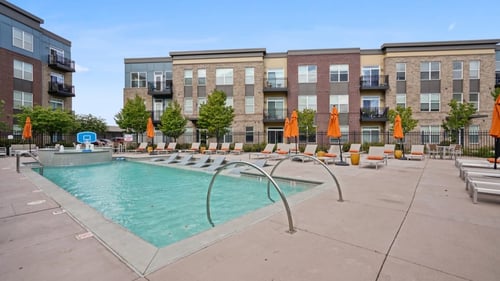 Swimming Pool With Relaxing Sundecks at Penn Circle, Carmel