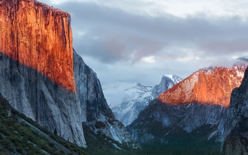 Image of El Capitan, contrasting with the sunlight and beautiful background, which captures our discipline in sticking to Halal investing principles like a rock.
