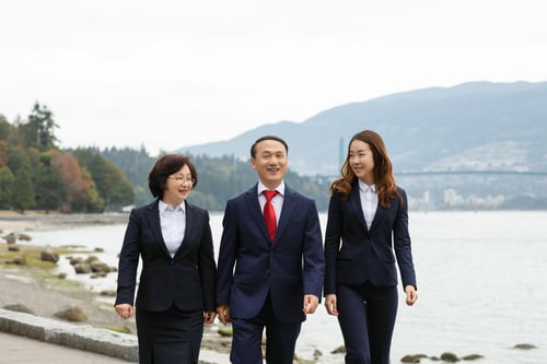 Huang Wealth Management team photo
