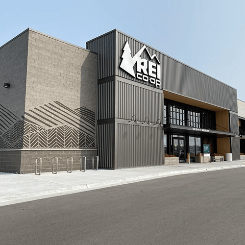 The front of the REI store in Wichita, Kansas