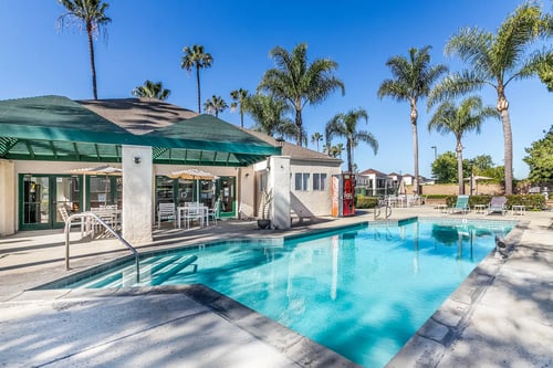 Swimming Pool at Whispering Fountains Lakewood Apartments
