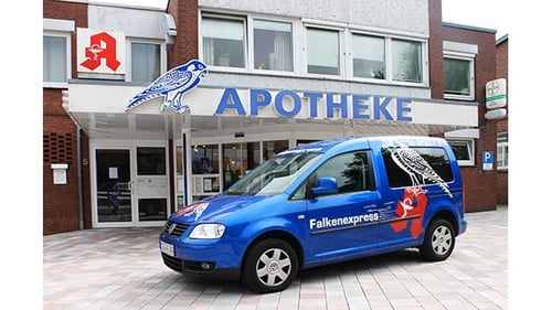 Aussenansicht der Falken-Apotheke