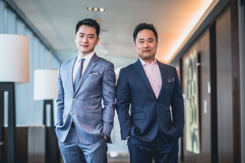 photo of Minzheng Yang and Reynold Wu