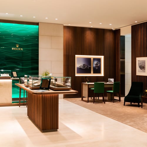 Rolex Watches at David M Robinson, Canary Wharf