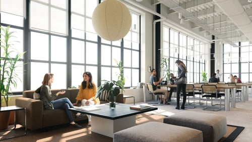 120 West Trinity Place - Coworking space interior view