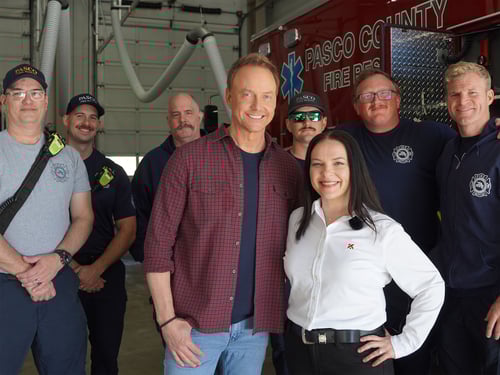 Picture of people in a fire department