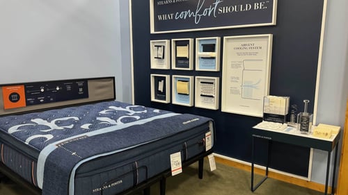 Owatonna Slumberland Furniture Stearns & Foster mattress