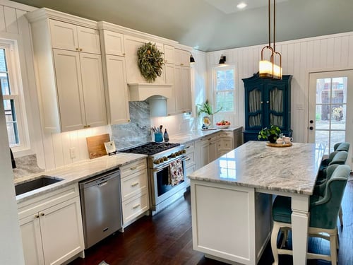 remodeled white kitchen