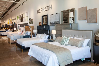 Bloomington Slumberland Furniture upholstered beds