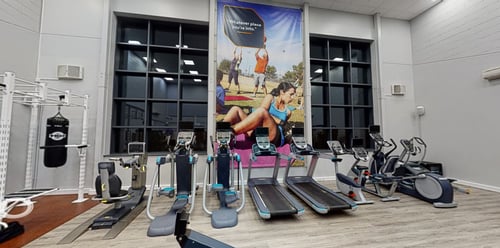 Gym equipment at Arborfield Green Leisure Centre