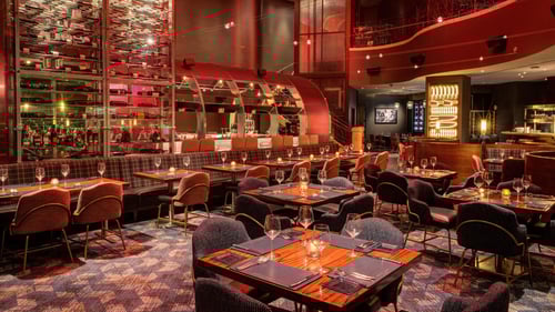 Gordon Ramsay Steak at Paris Las Vegas Hotel & Casino - Interior Dining Room
