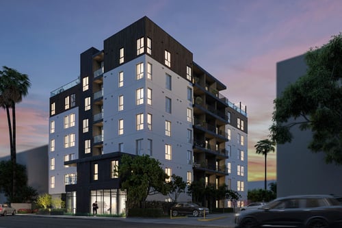 Skyler at Sunset outside view