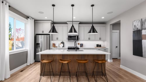 Warm inviting kitchens