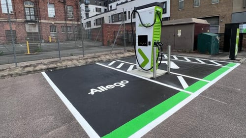 EV charging station Peterborough Allego