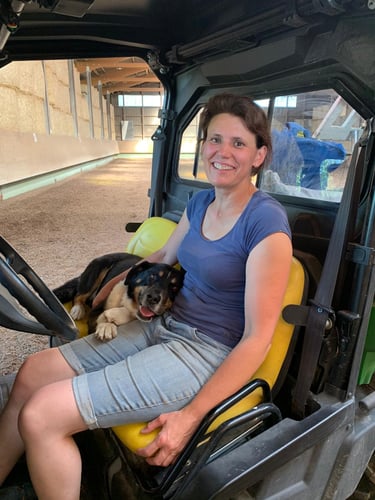 unsere Trainerin Karin