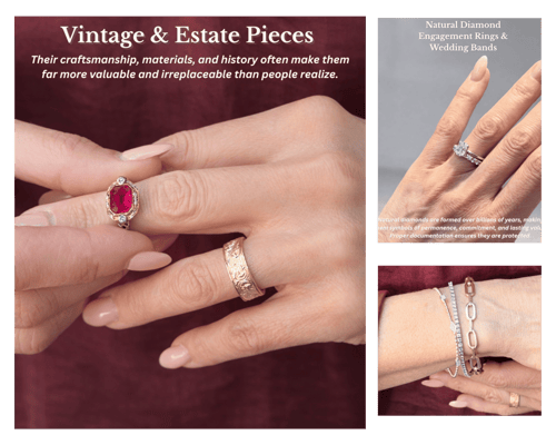 Three pieces of jewelry that should be appraised regularly:
Natural diamonds, heirloom pieces, and precious metals.
Book your appraisal appointment today.
📍 449 New Brunswick Avenue
Fords, NJ 08863
📞 732-738-7322
Thursday, March 12 | 12–6 PM
Friday, March 13 | 12–4 PM