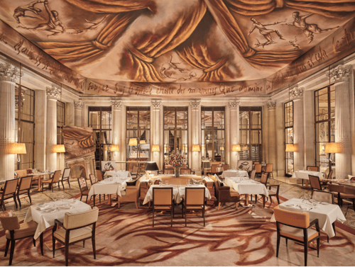Le Meurice, Restaurant Le Dalí, Paris.