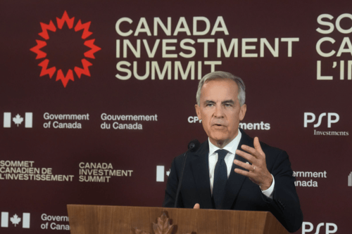 Mark Carney at the Canada Investment Summit
