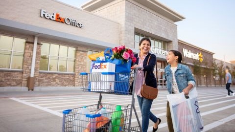 FedEx Office inside Walmart