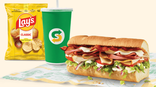 Subway All American Sandwich meal